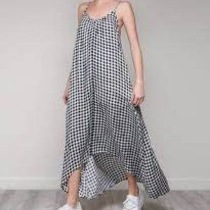 Spaghetti Strap Hi-Low Maxi Dress - Juniors